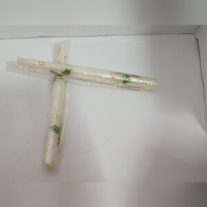 Vintage 1990, 10" Pearlized Holiday Christmas Tapers Sealed In Plasti